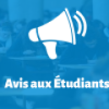 avis aux etudiants