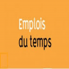 emplois du temps